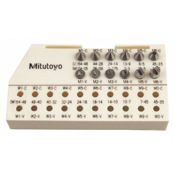 Mitutoyo Tip Thread Set M1-M6 6Pcs/Set 126-800