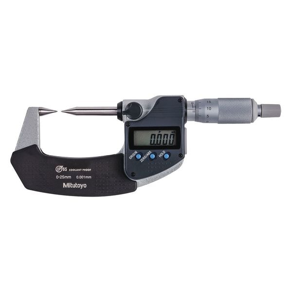 Mitutoyo Digimatic Point Mic 0 to 25mm Ip to 65 342-261-30