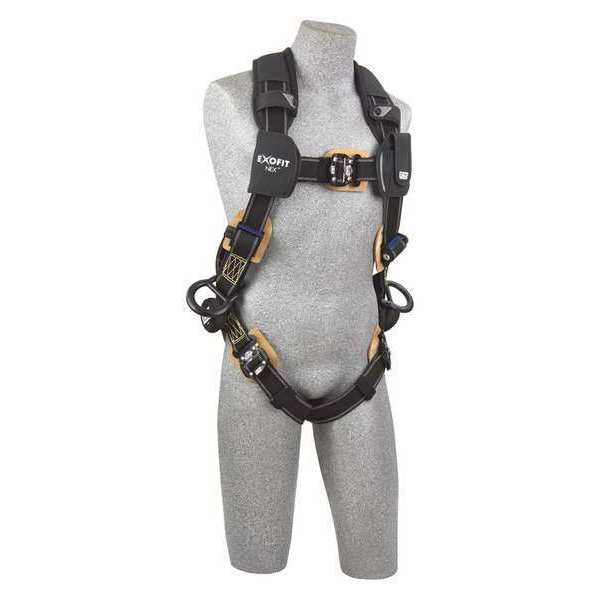 3M Dbi-Sala Arc Flash Full Body Harness, Vest Style, S, Kevlar(R)/Nomex(R), Black 1103070