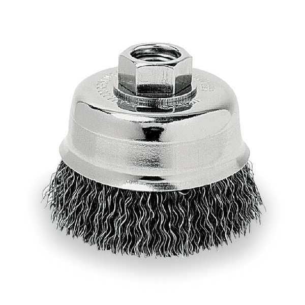 Weiler 94043 Wire Wheel Wire Brush, 4-1/2, 3/16 W