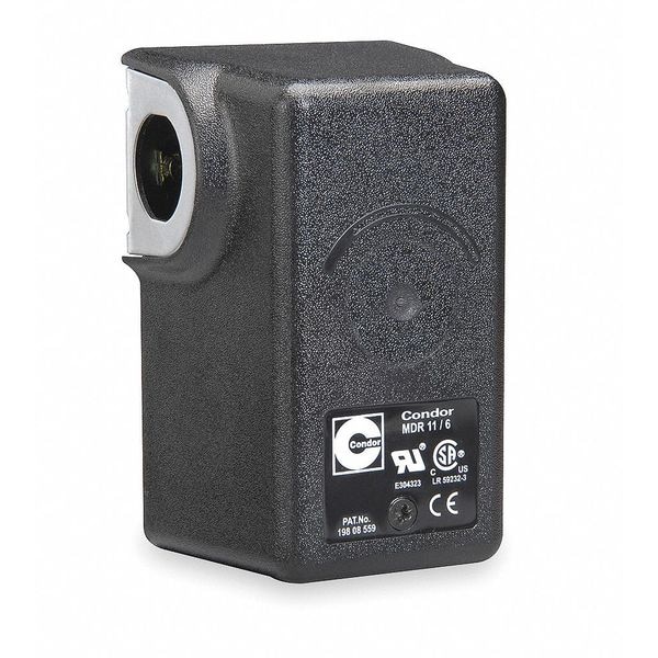 Condor Usa Pressure Switch, Standard, DPST, 1 Ports, 1/4" NPT, 20 to 105 psi Range 11EAXX - main