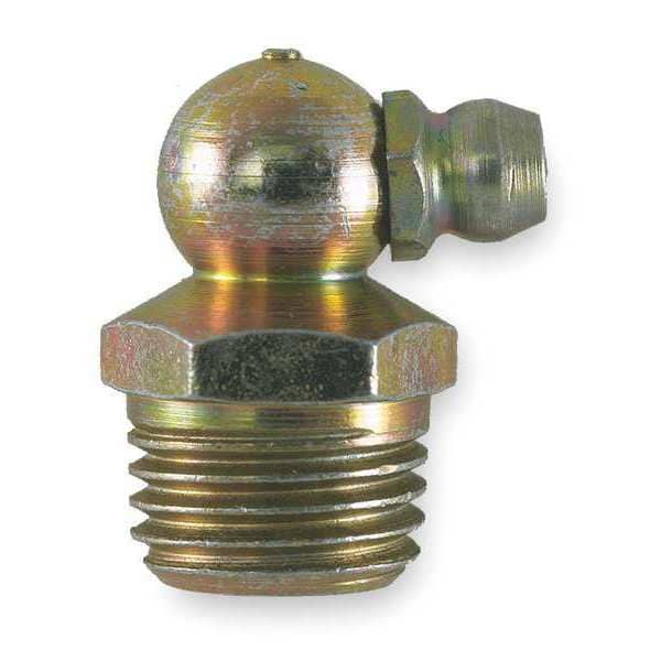 Kingfisher Grease Fitting, 90 Deg, 1/419, PK10 3ANZ9 Zoro