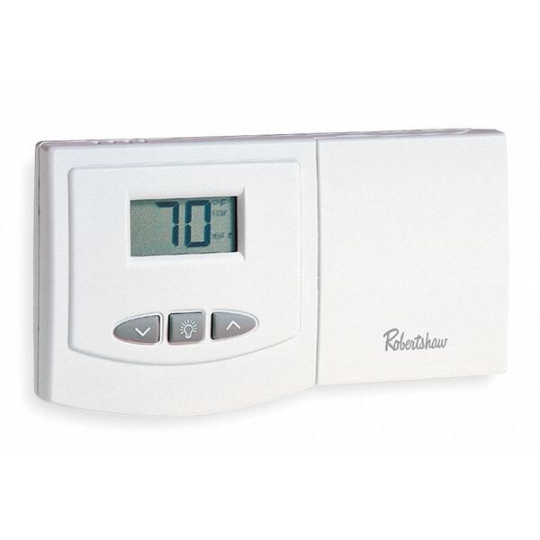 Robertshaw Low Voltage Thermostat, 1 H Battery, 24VAC 9405 Zoro