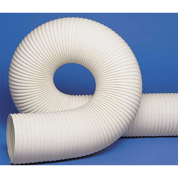 Hi-Tech Duravent Ducting Hose, 2 In. ID, 25 ft. L, Rubber 2001-0200-3025