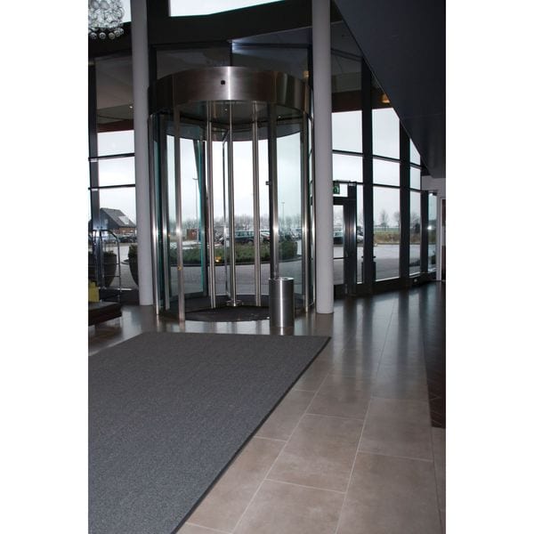 Notrax 138 Uptown Entrance Mat - 3'x5' Charcoal, 3/8" Thick, Heavy-Duty For Upscale Entrances - View #5