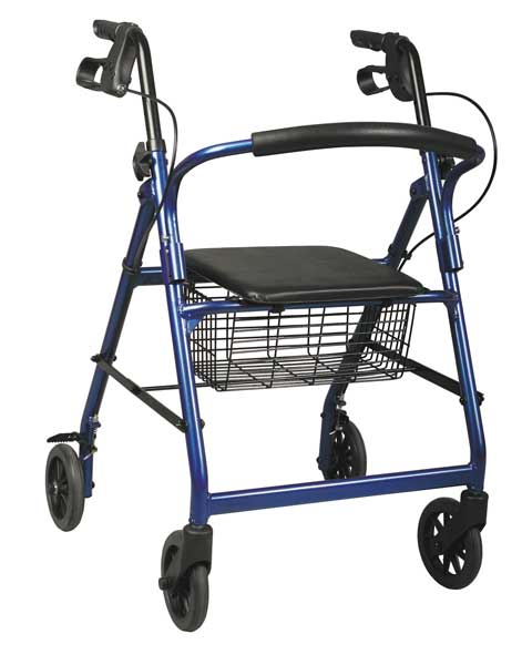 First Voice Blue Basic Rollator MDS86850EB