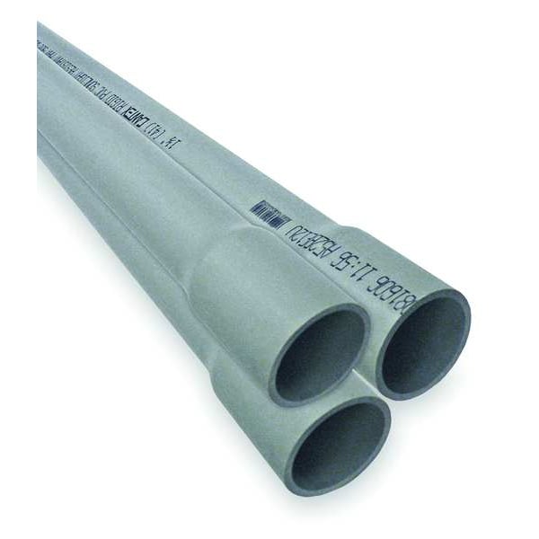 Cantex Schedule 40 Conduit, 2 In., 10 ft. L, PVC A52CA12