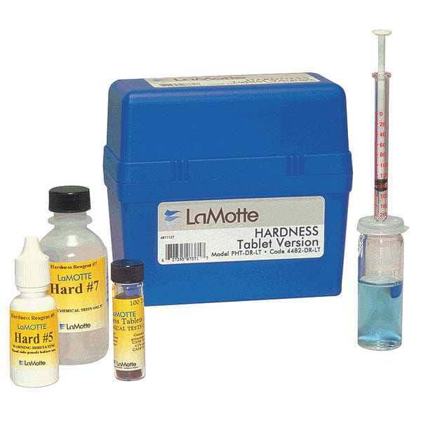Lamotte Water Testing Kit, Hardness, 0 to 200 PPM 4482LI02 Zoro