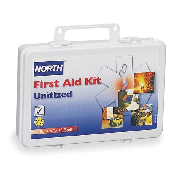 Honeywell North Unitized First Aid kit, Plastic, 36 Person 019714-0008L