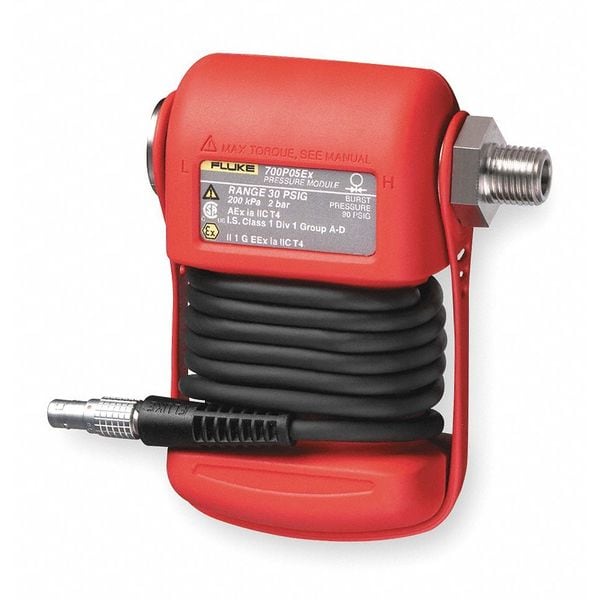 Fluke Pressure Module, Intrinsically Safe/Gage, 100 psi (690 KPa), For Use With 4FA90, 4FA91 and 4GU10 FLUKE-700P06EX