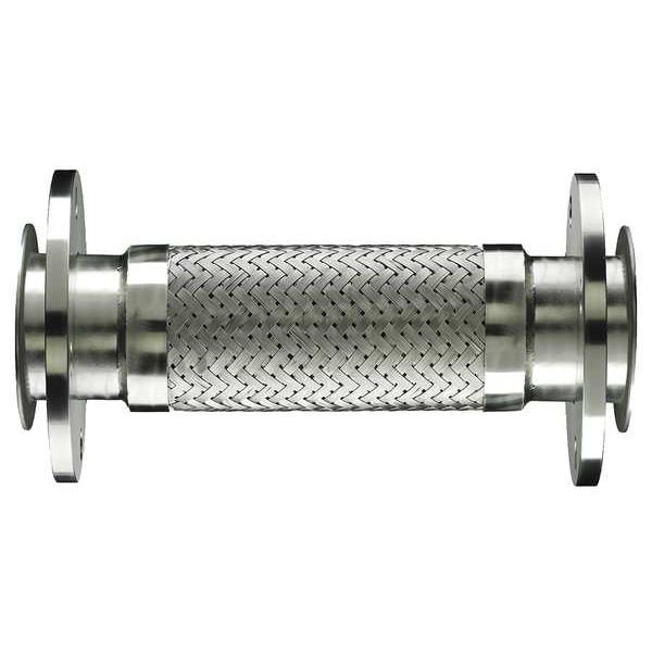 Hose Master 3" Dia x 18" L 316 SS Flexible Metal Hose GZ300FLXFL180 Zoro
