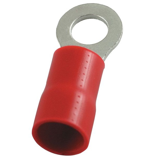 Power First 8 AWG Vinyl Ring Terminal 1/4