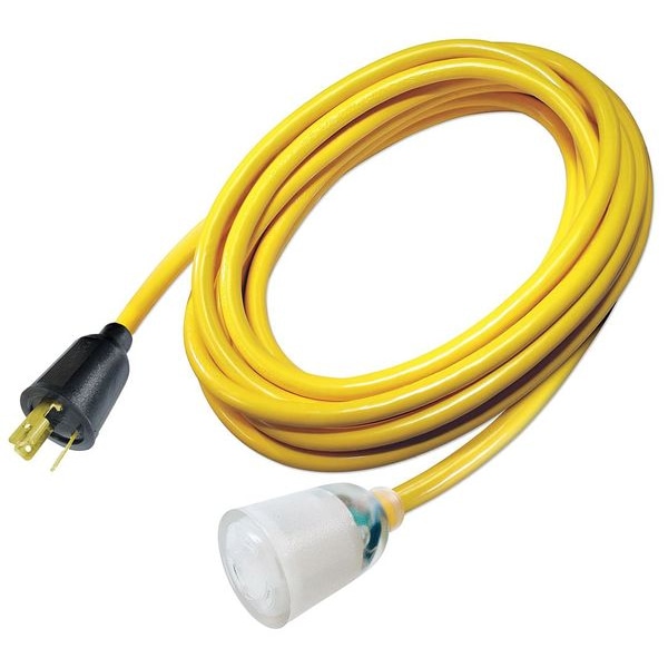 Power First 100 ft. 10/3 Lighted Extension Cord SJTOW 4GAA4 Zoro