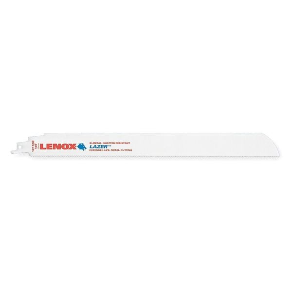 Lenox 12 in L x 10 TPI Reciprocating Saw Blade, 5 PK