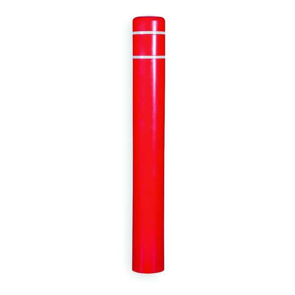 Zoro Select Post Sleeve, 7 In Dia., 60 In H, Red CL1386B