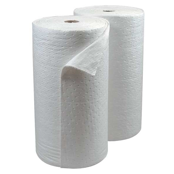 Stardust Absorbent Roll, 41.11 gal. Oil-Based Liquids Absorbed, White, Polypropylene 1ECWRF