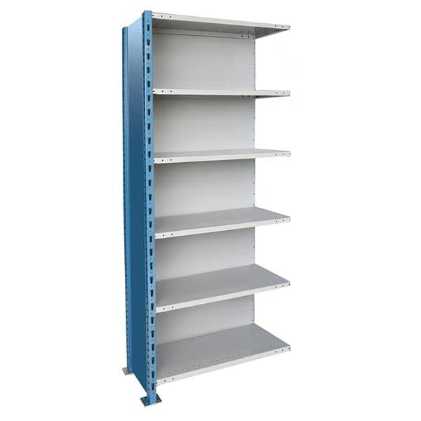 Hallowell Metal Shelving, 18"D x 36"W x 87"H, 6 Shelves, Steel AH5521