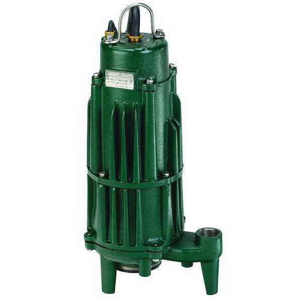 Zoeller Grinder Pump, Reversing, 460V 840-0008