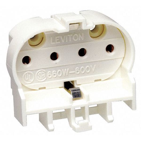 Leviton Lamp Holder, Long Twin Tube, 660W, 600V 13454 Zoro