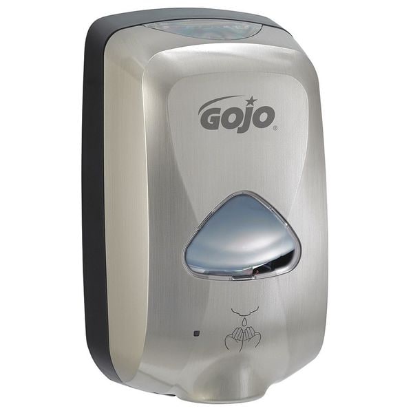 Gojo 2789 12 39 10 Tfx Foam Soap Dispenser 1200ml Touch Free Nickel Zoro Com