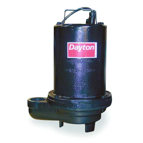 Dayton Pump, Effluent, 1 HP 4HU78 Zoro