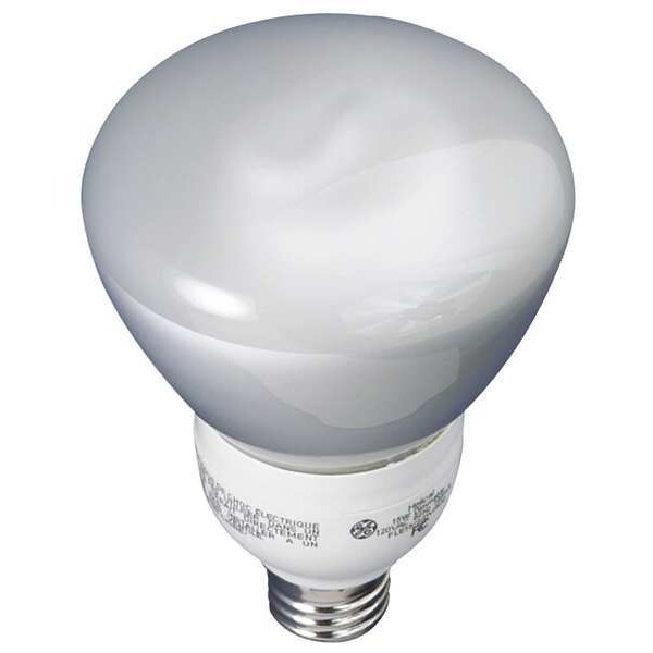 Current GE LIGHTING 15W, R30 Screw-In Fluorescent Light Bulb FLE15/2DMR30/BX