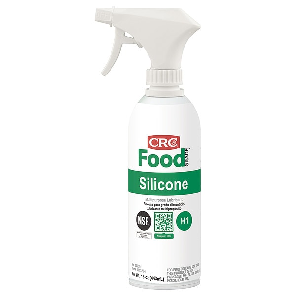 Crc MultiPurpose Food Grade Silicone Lubricant, H1 Food Grade, 40 to