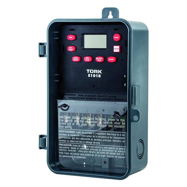 Tork E101B 84.18 Electronic Timer, 24 hr, SPST