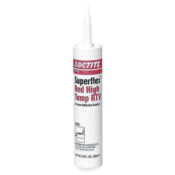 Loctite High Temp. Gasket Sealant, 300 mL, Red, Temp Range 75 to 600