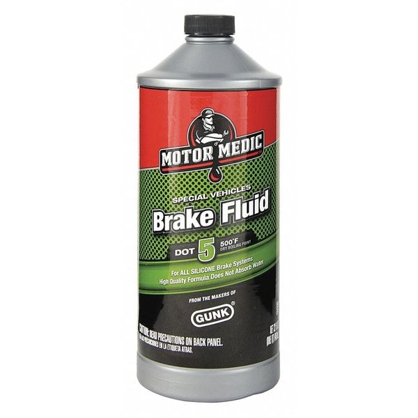 Motor Medic 1 qt. DOT 5 Silicone Brake Fluid Plastic Bottle M4032/6