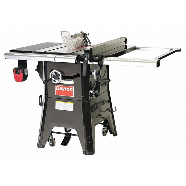 Dayton Corded Table Saw 10 in Blade Dia., 30 in 48WE85