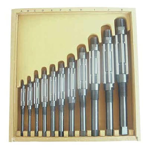 Westward Adjustable Hand Reamer Set, HSS, 11 Pcs 4LGU4 Zoro