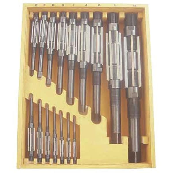 Westward Adjustable Hand Reamer Set, HSS, 16 Pcs 4LGU5 Zoro