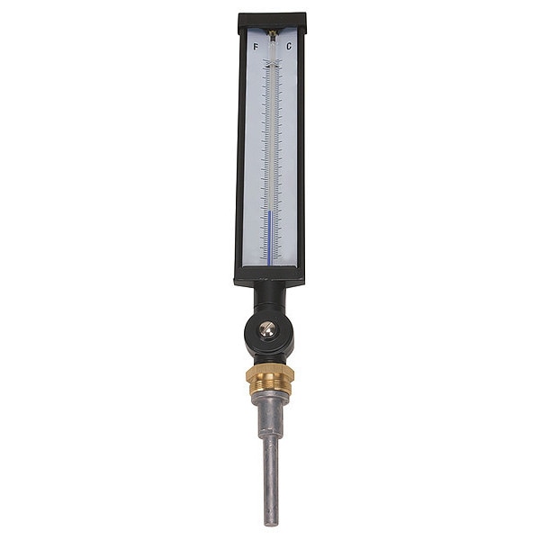 Zoro Select Industrial Thermometer, 0 to 120 F 4LZP6 | Zoro