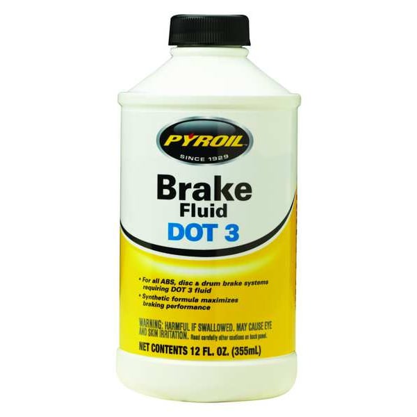 Pyroil 12 oz. Brake Fluid Plastic Bottle PYBF12 Zoro