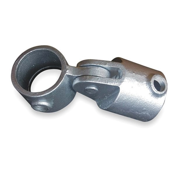 Zoro Select Structural Pipe Fitting, Single-Swivel Socket, Cast Iron, 1.25 in Pipe Size 4NXU7
