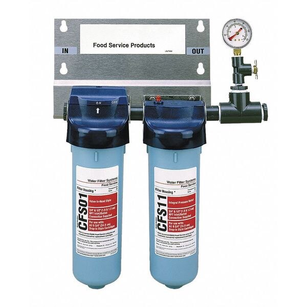 3M Filtration Ice Machine System, 1/2 In NPT, 3 gpm CFSBCI1 Zoro