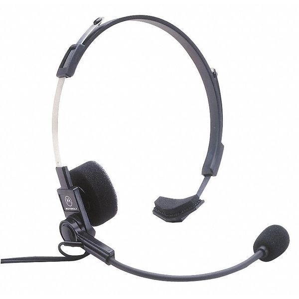Motorola Headset, Over the Head, On Ear, Black 53725