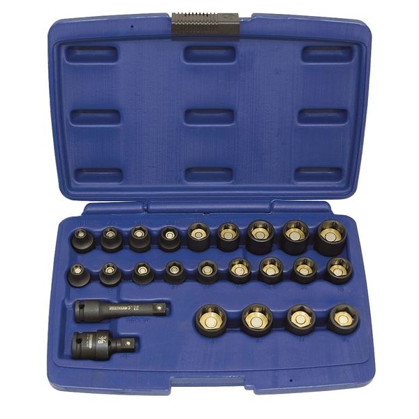 738❤︎ OEMTOOLS 23903 12 Piece Metric Magnetic Long Hex Bit Socket