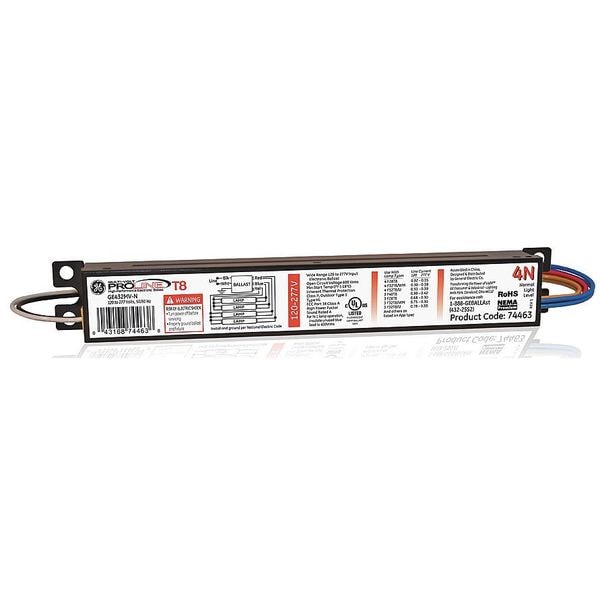 Ge Lamps GE LIGHTING 110 to 113 Watts, 4 Lamps, Electronic Ballast