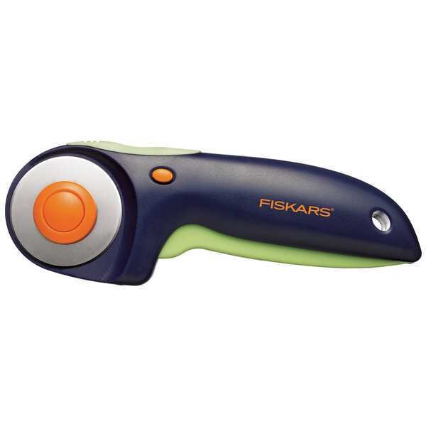 Fiskars 1979401002 21.59 Rotary Cutter, 60mm, Ergo Soft Grip