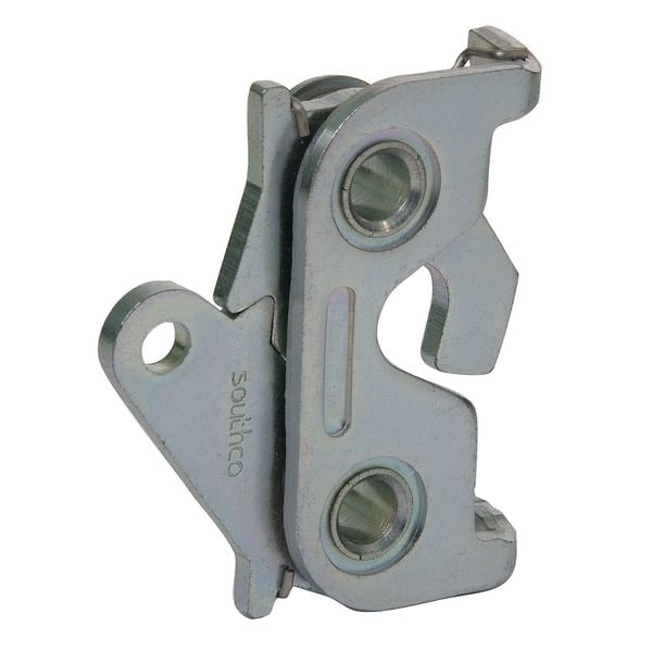 Zoro Select Rotary Latch, Nonlocking, Zinc Plated, Adjustable: NO 4RRJ7