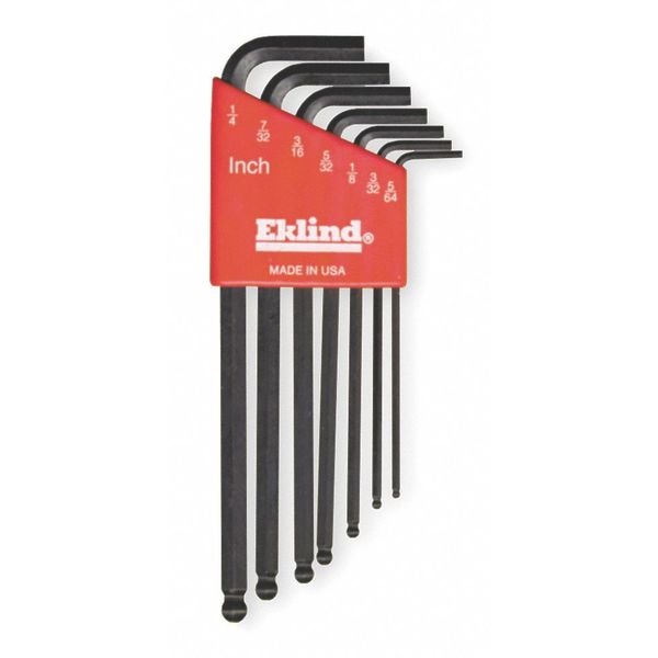 Eklind 7 Piece SAE L-Shape Hex Key Set, 13207 13207 | Zoro