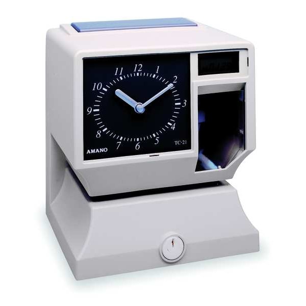 Amano Time Clock, Analog Dial & LCD Display TCX11/5477 Zoro