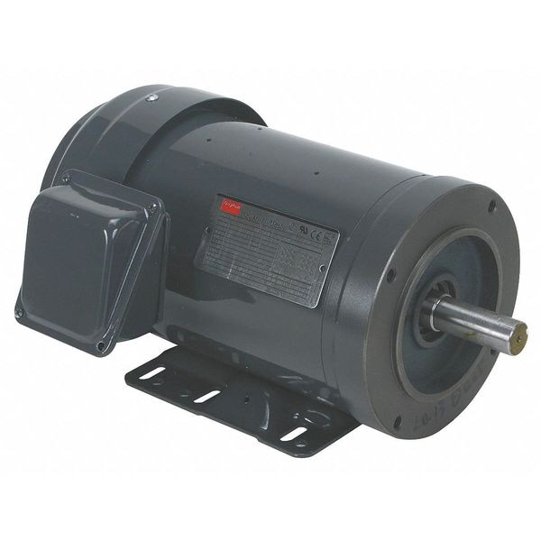 Dayton 3-Phase General Purpose Motor, 1/3 HP, 56c Frame, 208-230/460 Voltage, 3460 Nameplate RPM 11W367