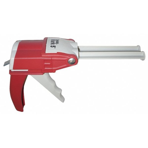 Devcon Multiple Ratio Two-Part Applicator, Gray/Red, 1:1, 10:1, 2
