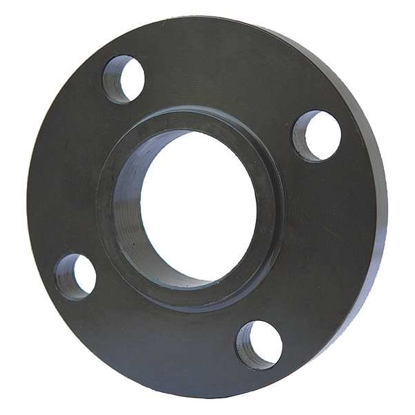 Zoro Select 1-1/4" Black Steel Lap Joint Flange 4TXC7