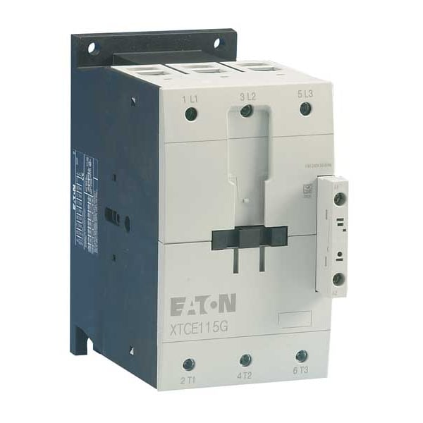 Eaton IEC Magnetic Contactor, 3 Poles, 120 V AC, 115 A, Reversing: No XTCE115G00A