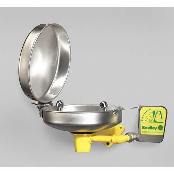 Bradley Wall Mounted Eyewash Station Stainless Steel S19220DC Zoro