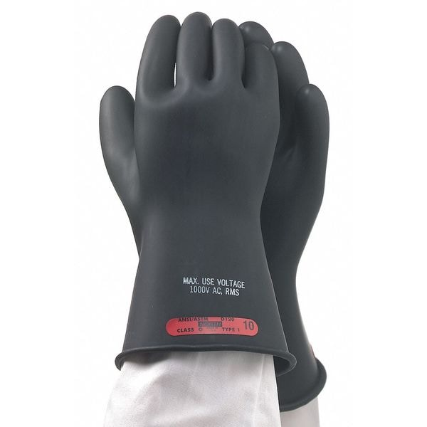Salisbury Electrical Gloves, Class 0, Sz 91/2, PR E011B/9H Zoro
